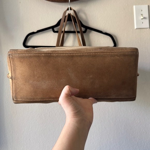 Rebecca Minkoff Megan Suede Shopper Tote Bag tan - Picture 10 of 16